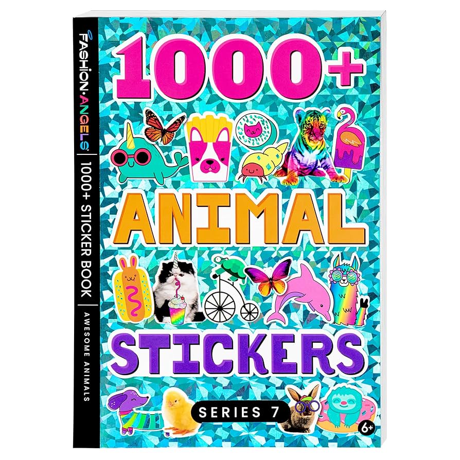 Amazon.com: Fashion Angels 1000+ Animal Sticker Book - 40
